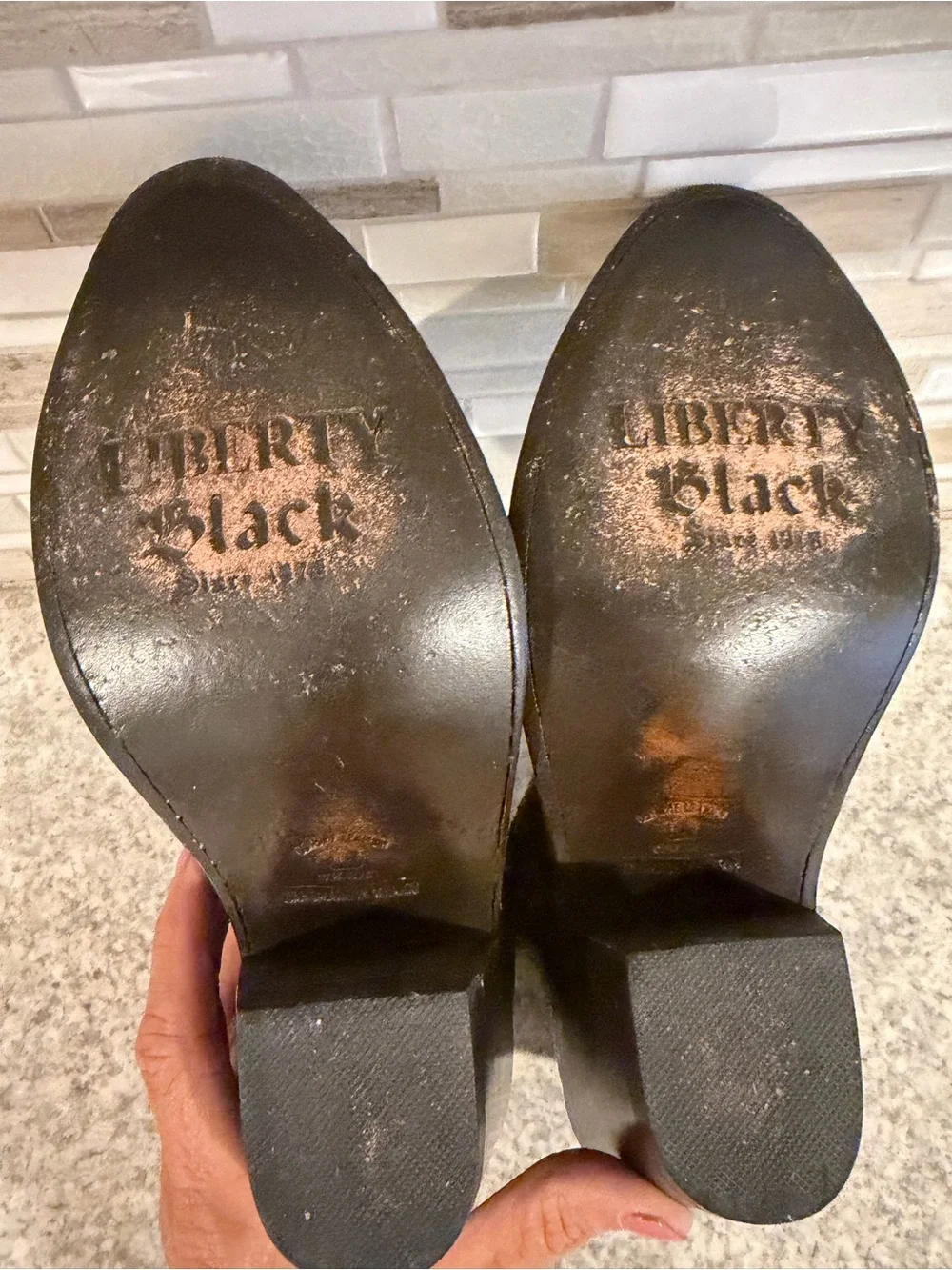 Liberty Black Breton Snake Print Booties